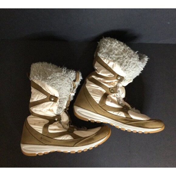 Columbia Womens Winter Boots Size 10 Omni-Shield Warm Sherpa Trim - Picture 10 of 11